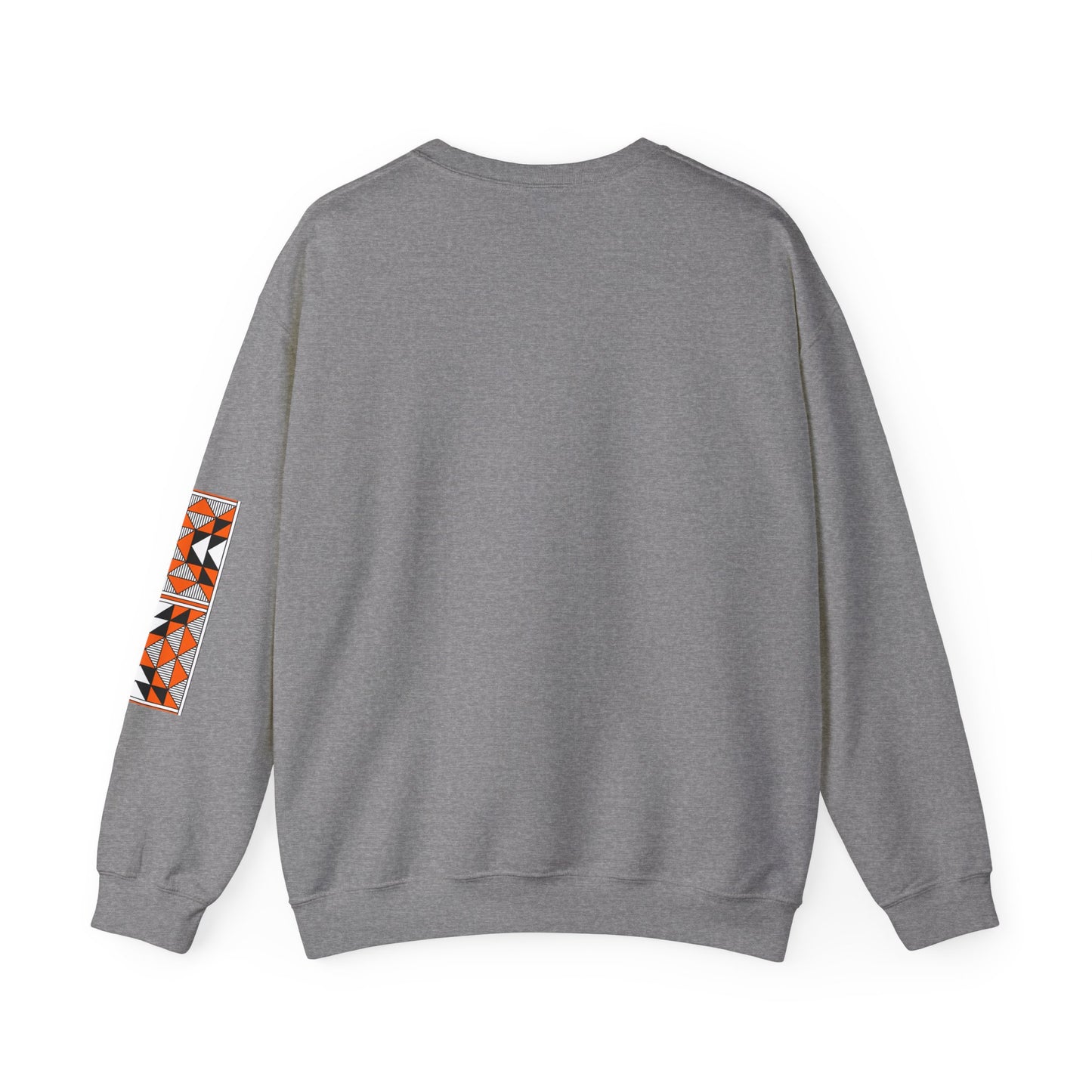 Sacred Mountains in Orange Unisex Sweatshirt