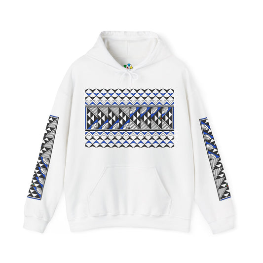 Sun and Rain in Blue Unisex Hoodie