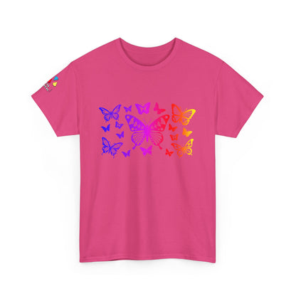 Rainbow Butterfly Dance Gildan Unisex Tee