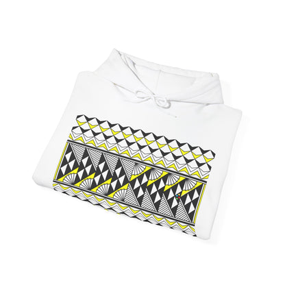 Sun and Rain in Yellow Unisex Hoodie