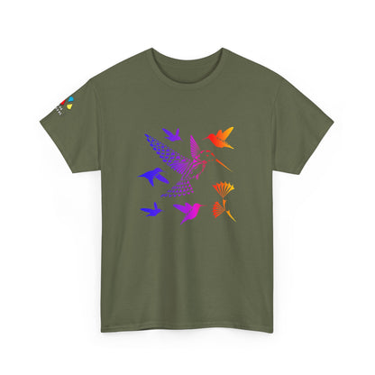 Rainbow Hummingbird Blessing Gildan Unisex Tee