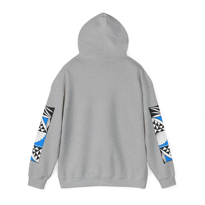 Southwest Sunrise in Sky Blue Unisex Hoodie