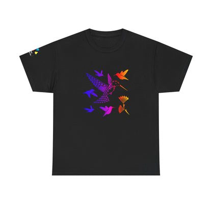 Rainbow Hummingbird Blessing Gildan Unisex Tee