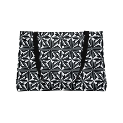 Gray Morning Star Weekender Tote Bag