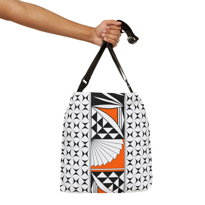 Orange Southwest Sunrise Adjustable Tote Bag
