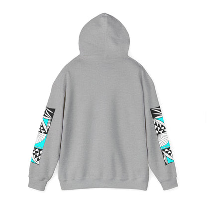 Southwest Sunrise in Turquoise Unisex Hoodie