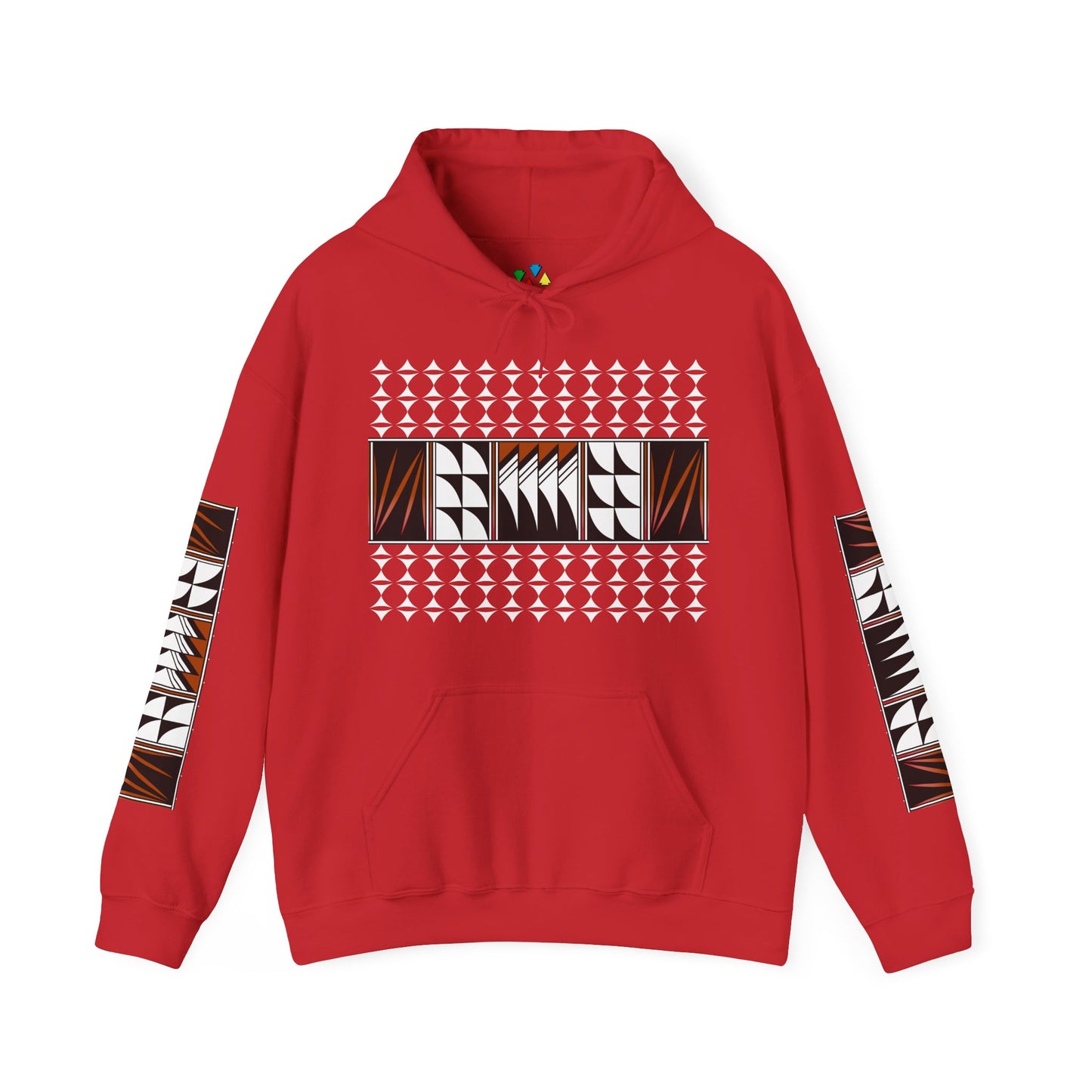 Blessed Feathers in Rust Unisex Hoodie