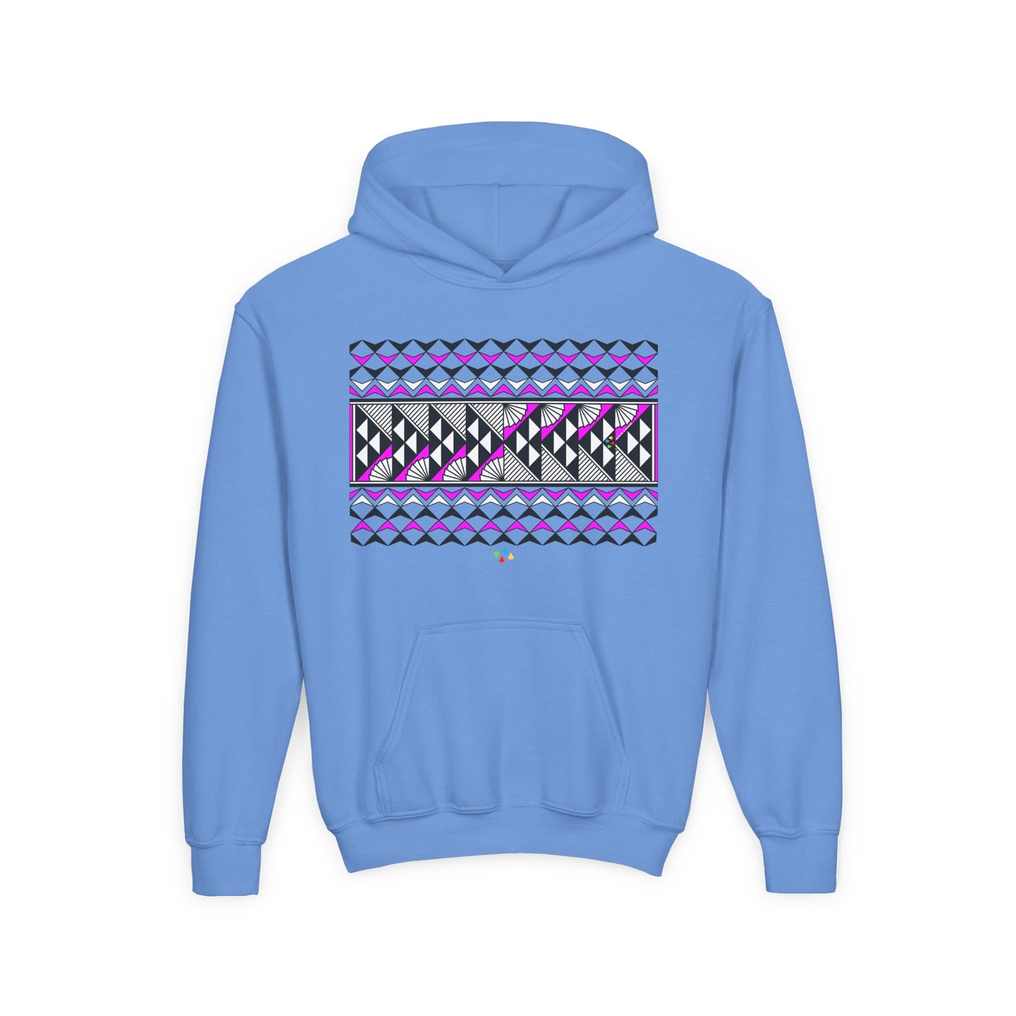 Pink Rain and Sun Youth Heavy Blend Hooded Sweatshirt