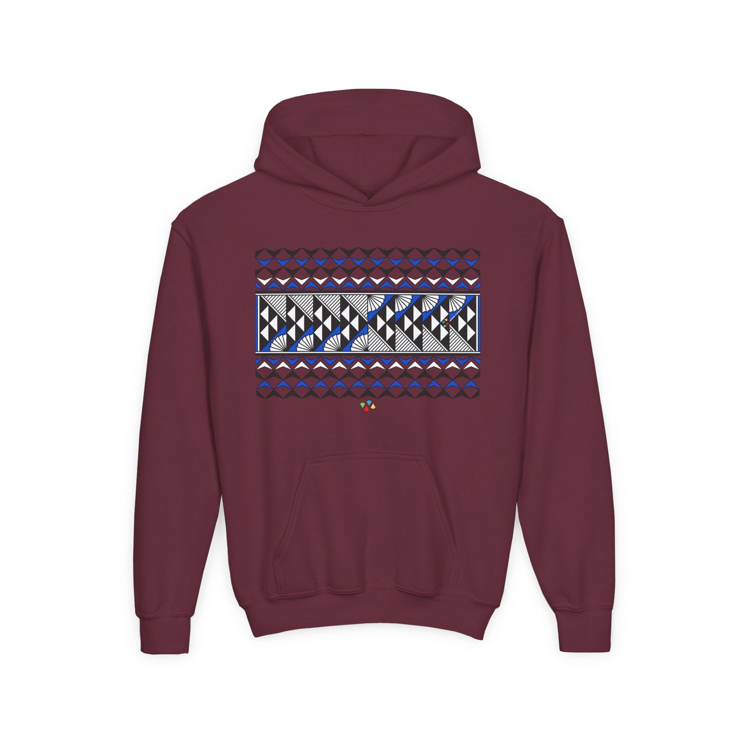 Blue Rain and Sun Youth Heavy Blend Hooded Sweatshirt