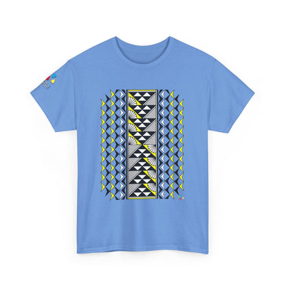 Sun and Rain in Yellow Gildan Unisex Tee