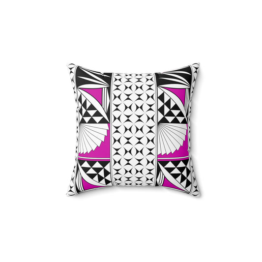 Southwest Sunrise in Pink Square Pillow
