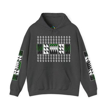 Blessed Feathers in Green Unisex Hoodie