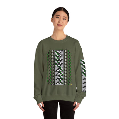 Sun and Rain in Green Unisex Sweatshirt