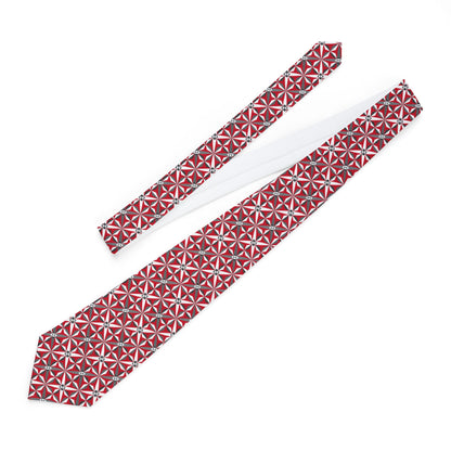 Red Four Directions Necktie
