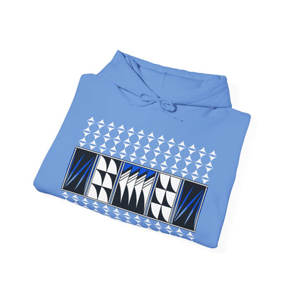 Blessed Feathers in Blue Unisex Hoodie