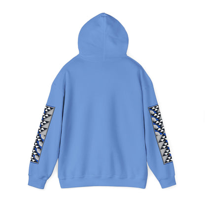 Sun and Rain in Blue Unisex Hoodie