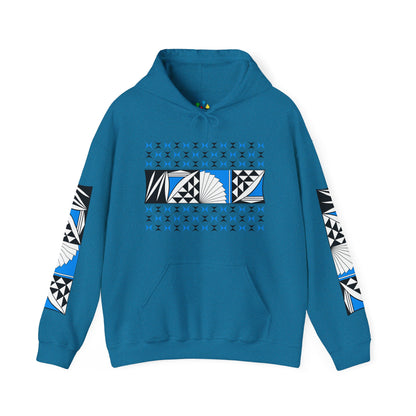 Southwest Sunrise in Sky Blue Unisex Hoodie