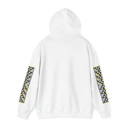 Sun and Rain in Yellow Unisex Hoodie