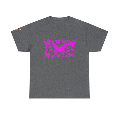 Butterfly Dance in Pink Gildan Unisex Tee