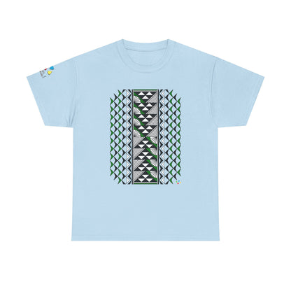 Sun and Rain in Green Gildan Unisex Tee