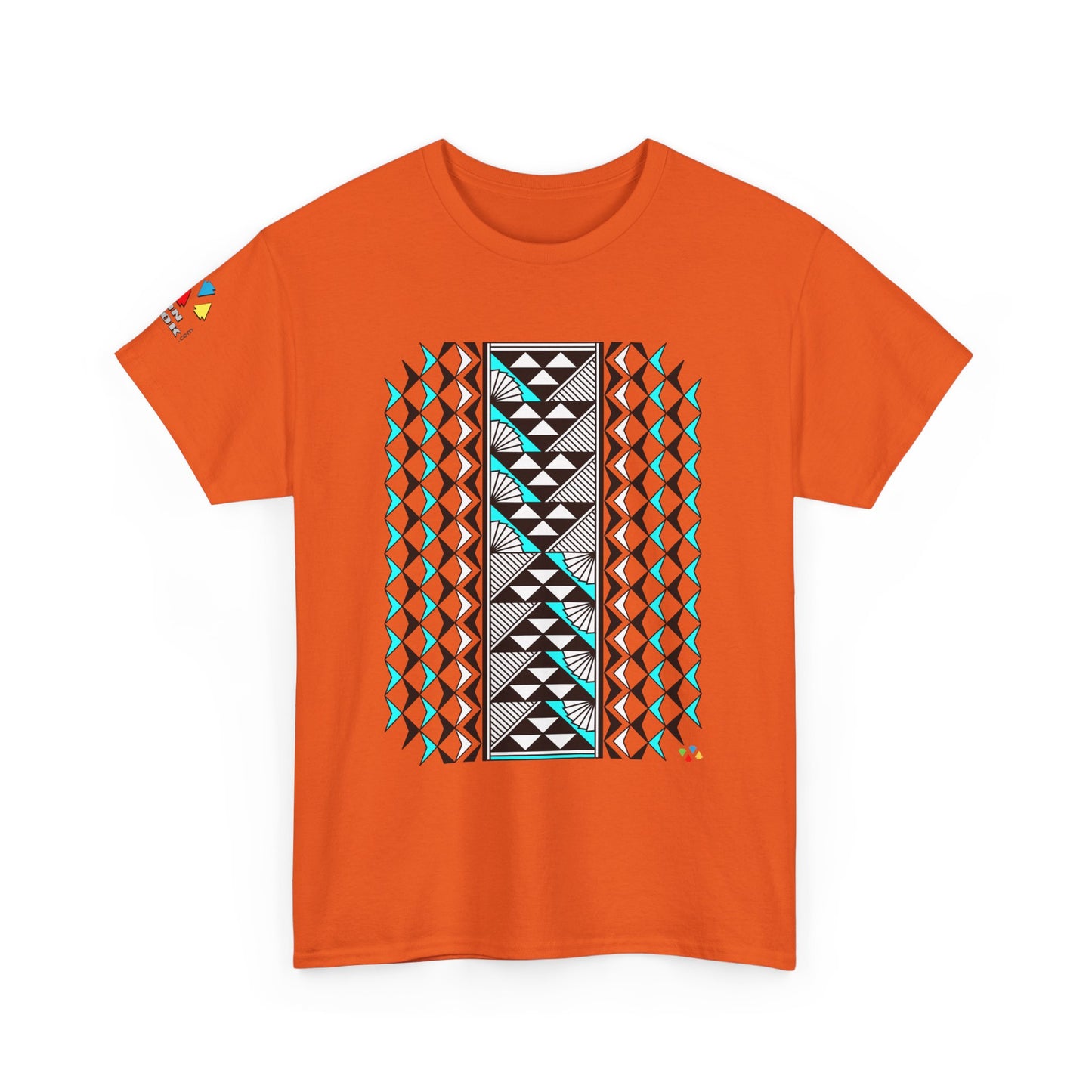 Sun and Rain in Turquoise Gildan Unisex Tee
