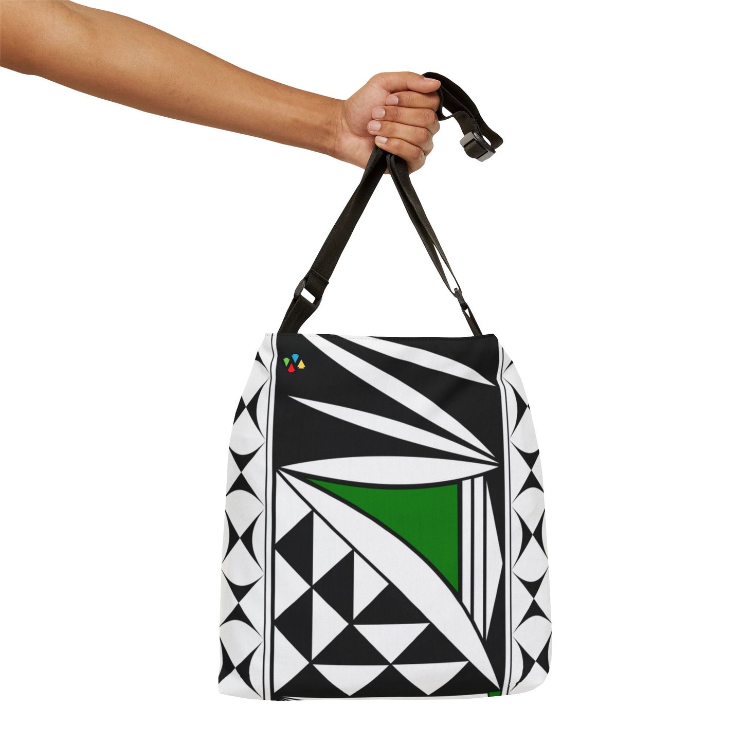 Green Southwest Sunrise Adjustable Tote Bag