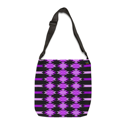 Purple Desert Diamonds Adjustable Tote Bag