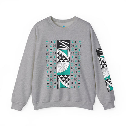 Southwest Sunrise in Aqua Unisex Sweatshirt