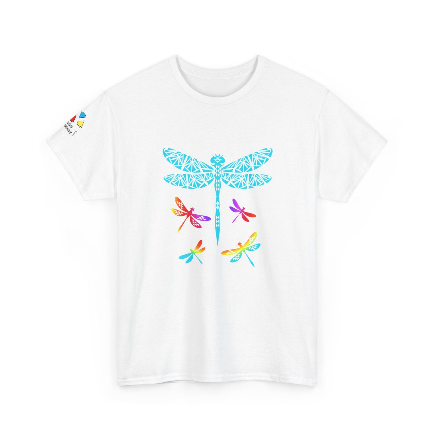 Rainbow Native Dragonfly Gildan Unisex Tee