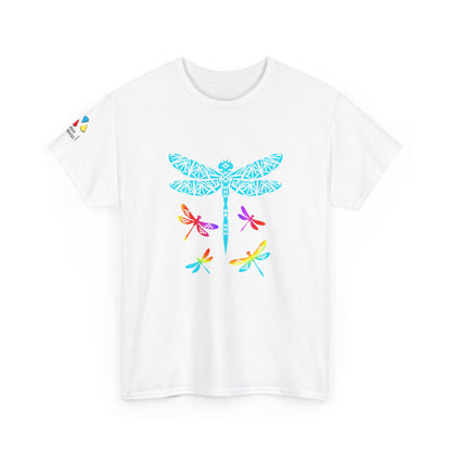 Rainbow Native Dragonfly Gildan Unisex Tee