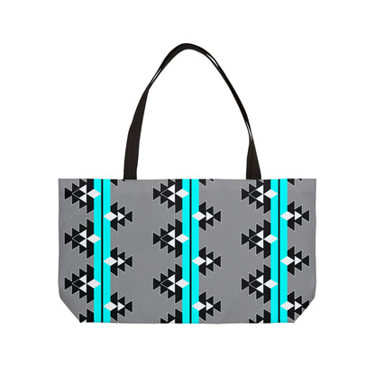 Native Stories in Turquoise Weekender Tote Bag