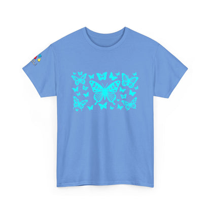 Butterfly Dance in Turquoise Gildan Unisex Tee