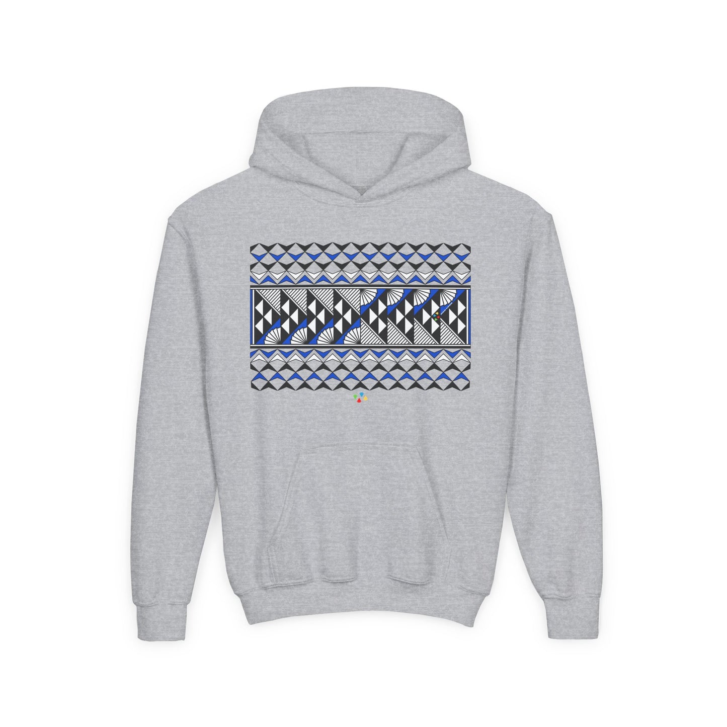 Blue Rain and Sun Youth Heavy Blend Hooded Sweatshirt