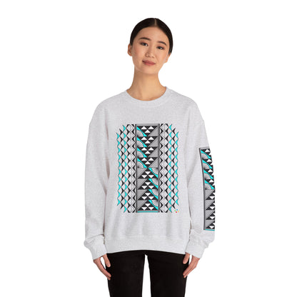 Sun and Rain in Turquoise Unisex Sweatshirt