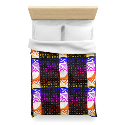 Rainbow Sunrise Microfiber Duvet Cover