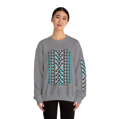 Sun and Rain in Turquoise Unisex Sweatshirt