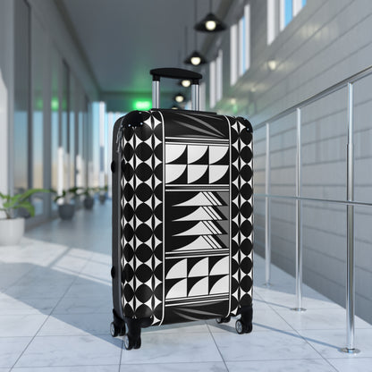 Blessed Feathers in Gray Suitcases