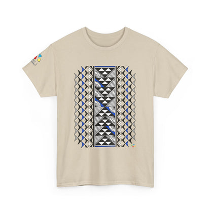 Sun and Rain in Blue/Silver Gildan Unisex Tee