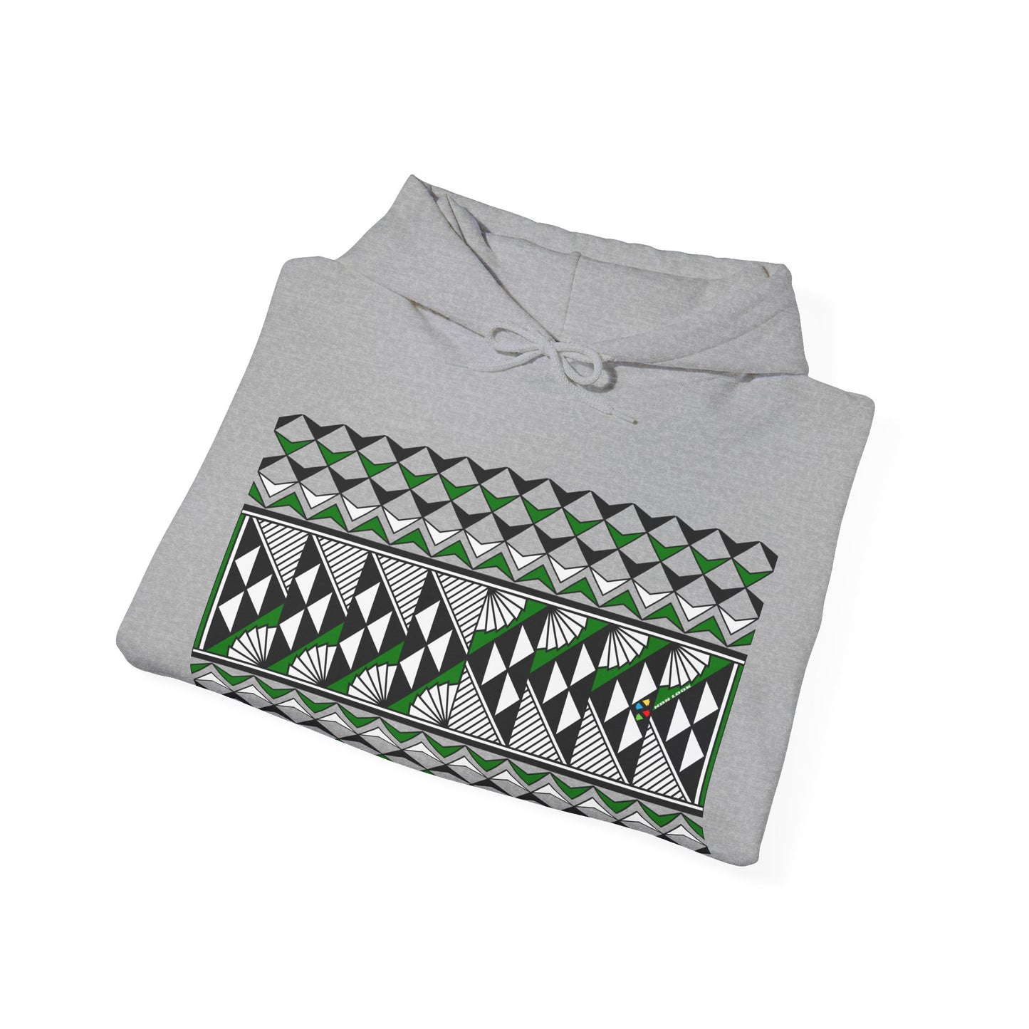 Sun and Rain in Green Unisex Hoodie