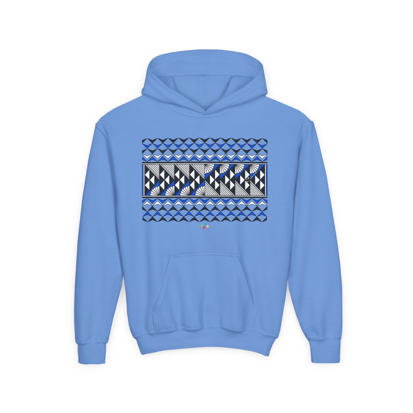 Blue Rain and Sun Youth Heavy Blend Hooded Sweatshirt