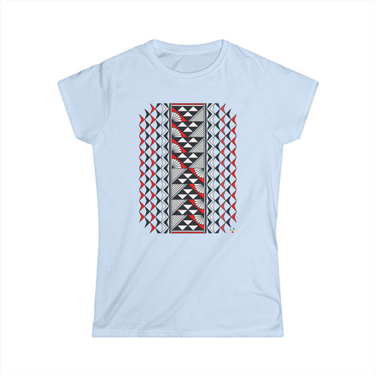 Red Southwest Sun and Rain Women's Softstyle Tee