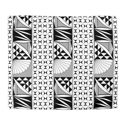 Southwest Sunrise in Gray Microfiber Duvet Cover