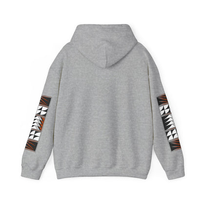 Blessed Feathers in Rust Unisex Hoodie