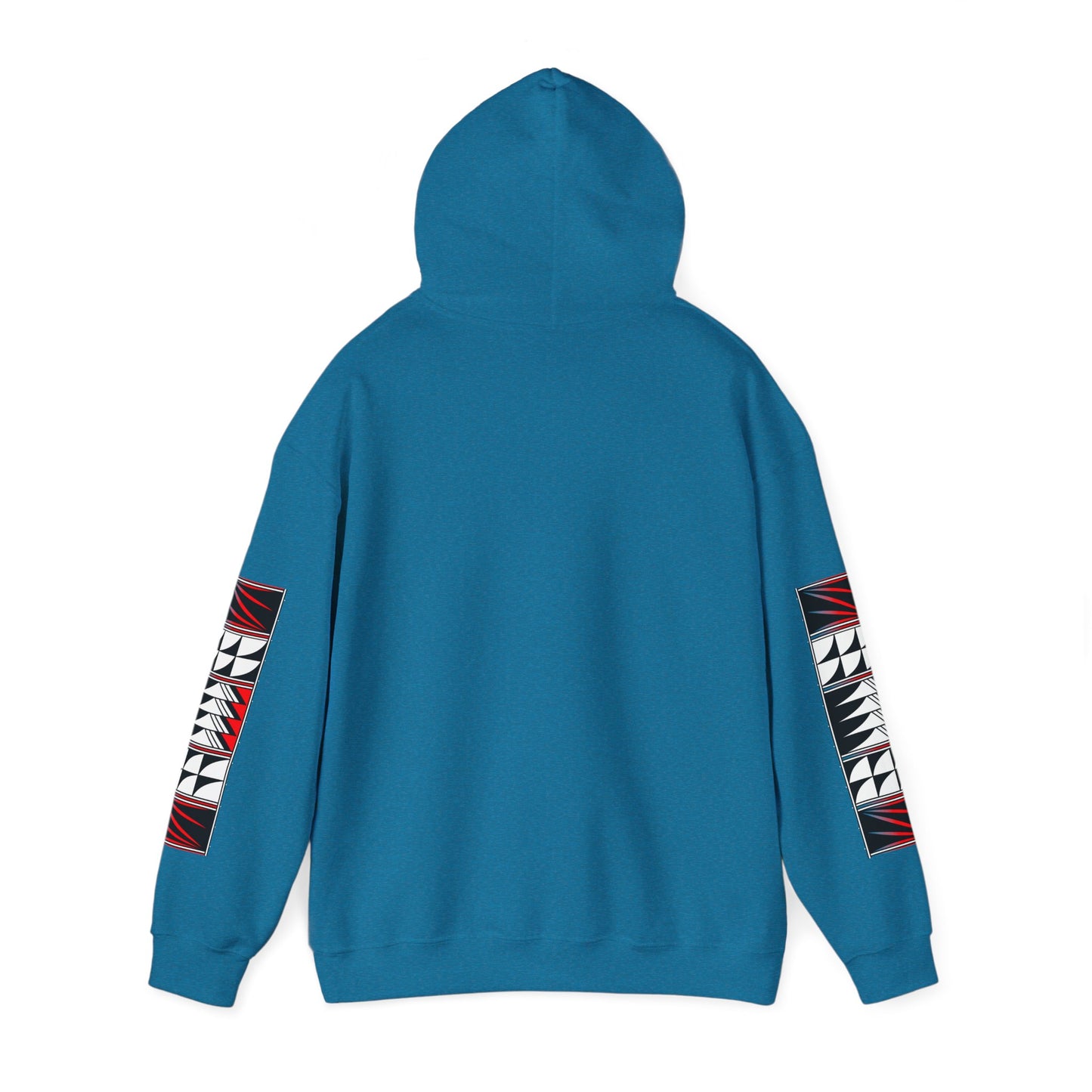 Blessed Feathers in Red Unisex Hoodie