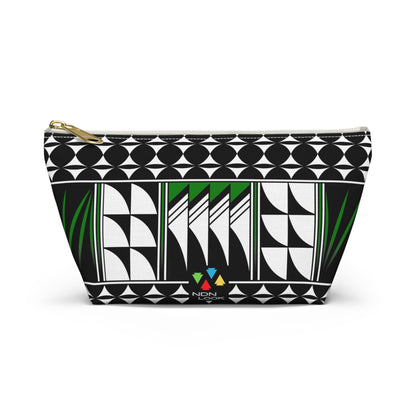 Blessed Feathers in Green Pouch w T-bottom