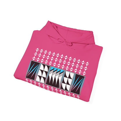 Blessed Feathers in Turquoise Unisex Hoodie