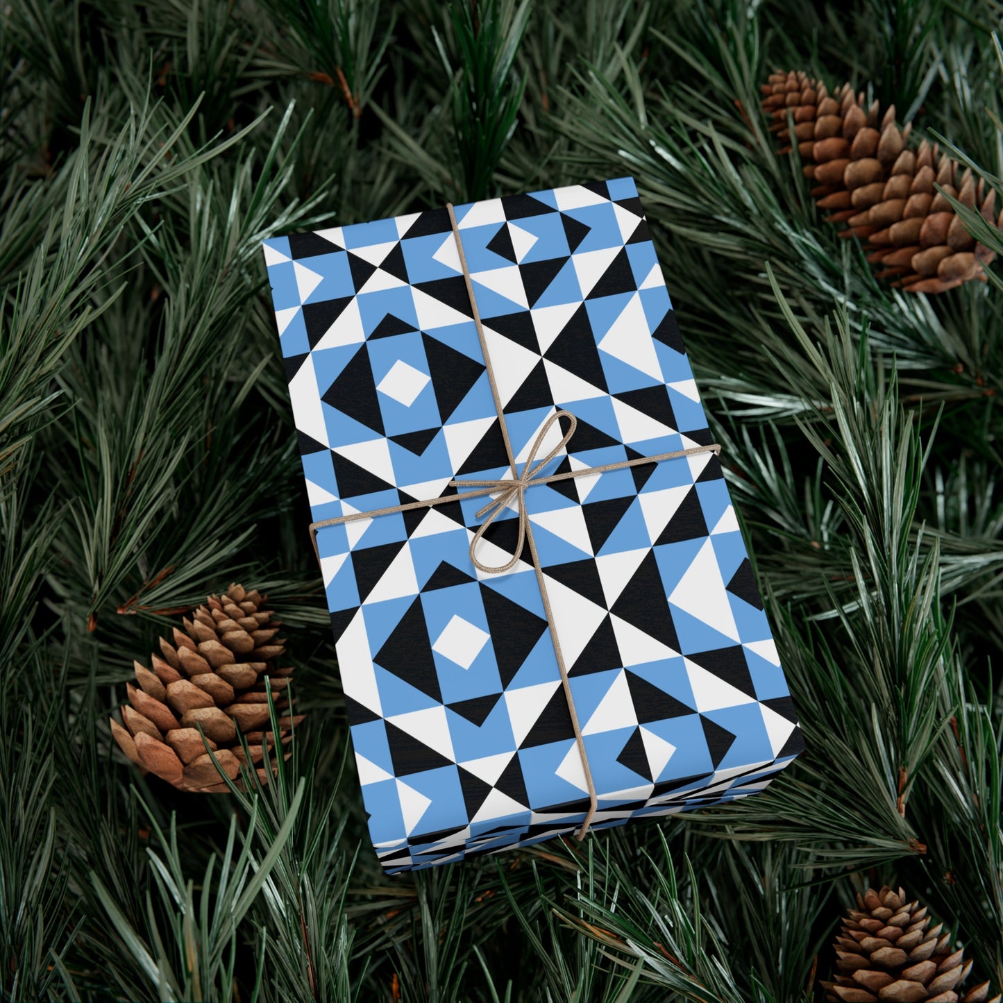 Light Blue Sacred Mountains Gift Wrap Papers
