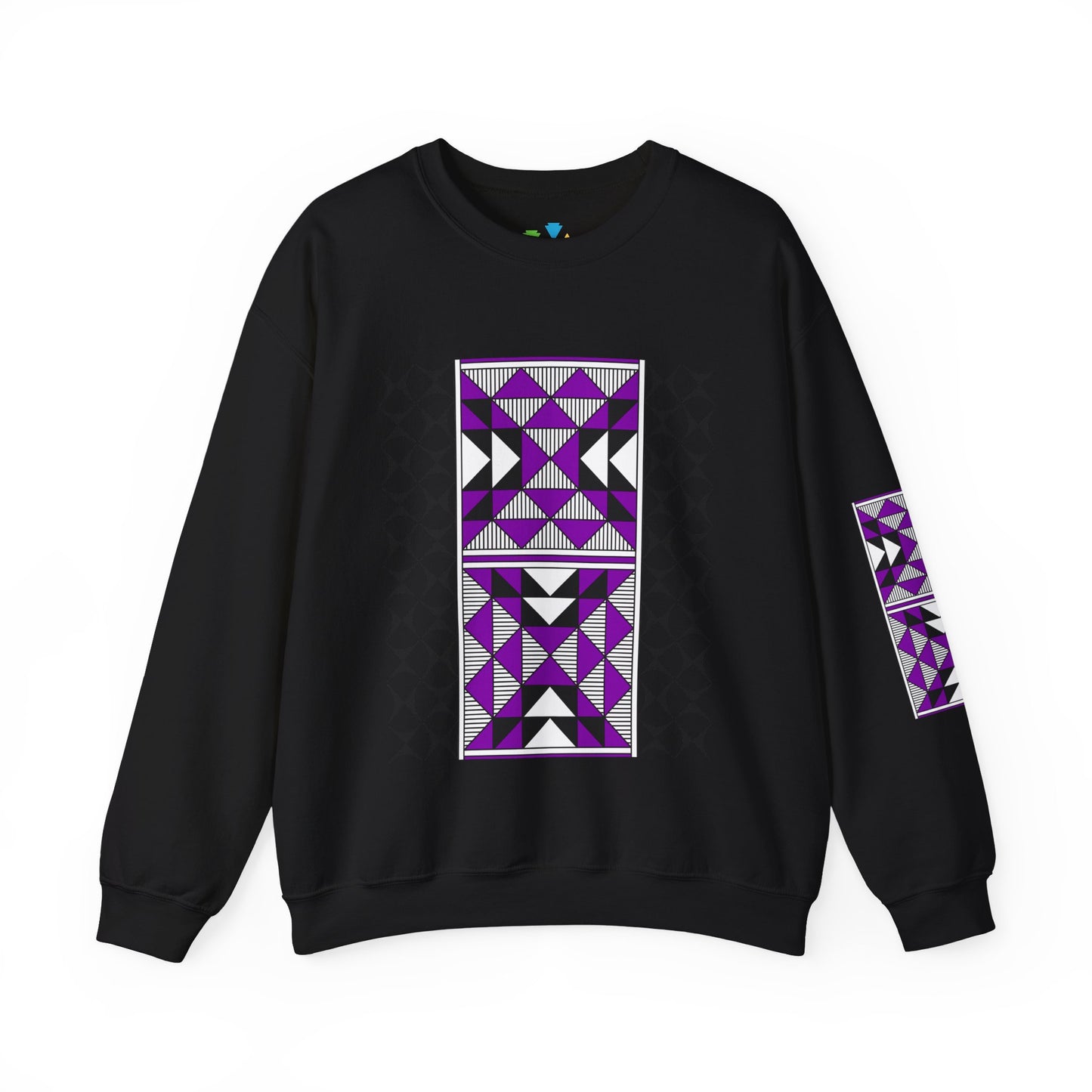 Sacred Mountains in Purple Unisex Sweatshirt