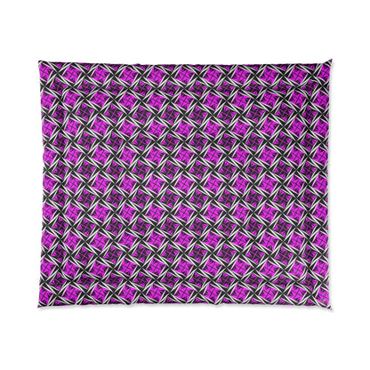 Sacred Winds in Pink Comforter