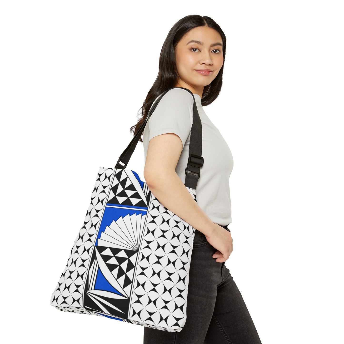 Blue Southwest Sunrise Adjustable Tote Bag